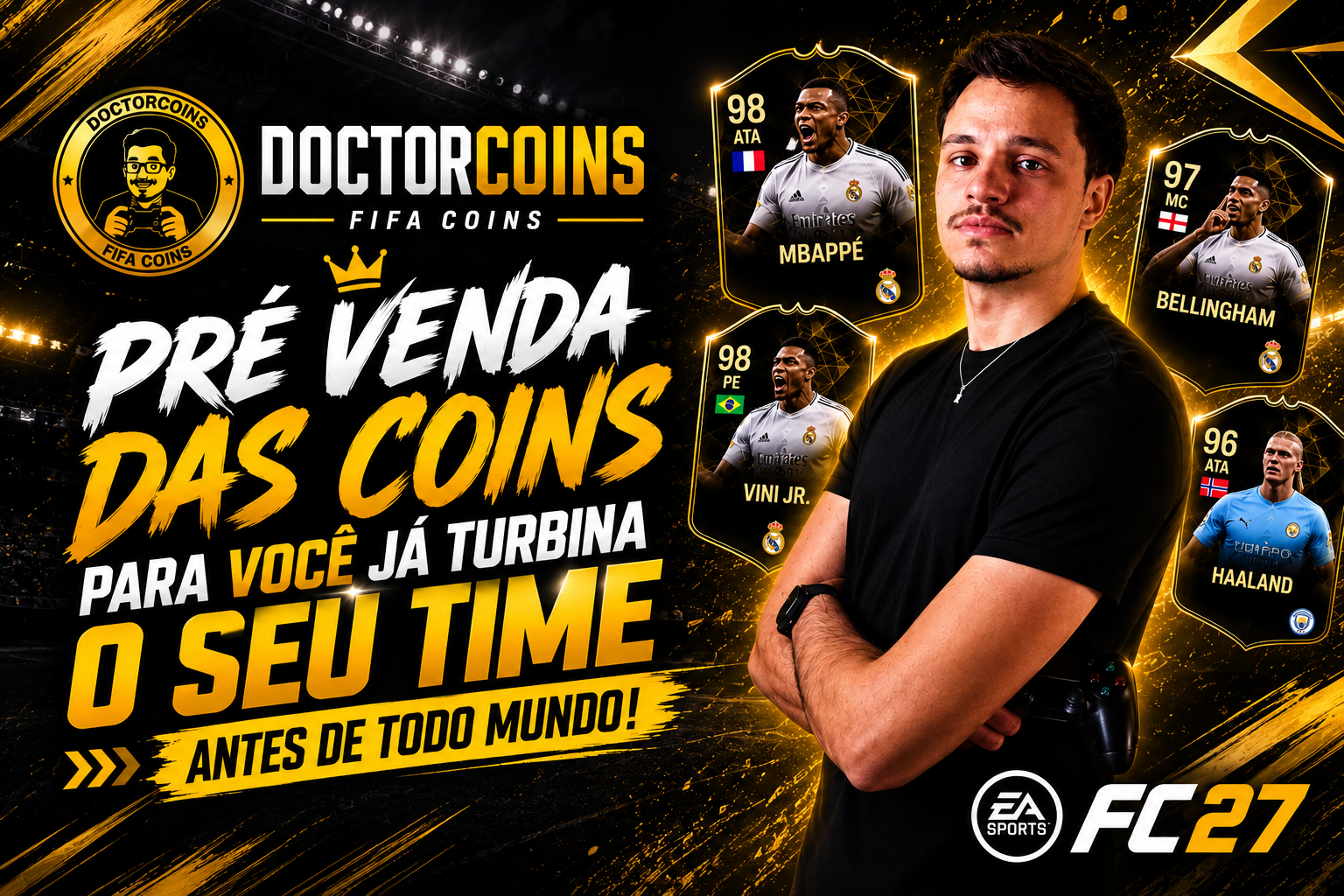 Pré-venda das coins FC 27 — Turbine seu time antes de todo mundo